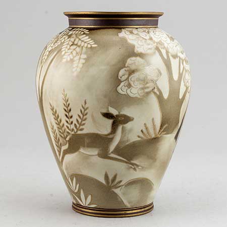 Gunnar Nylund Rörstrand Flambé Vase, height 26 cm