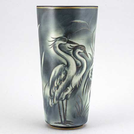 Gunnar Nylund Rörstrand Flambé Vase, height 30 cm