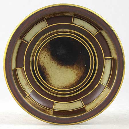 Gunnar Nylund Rörstrand Flambé Fat, diameter 8 cm