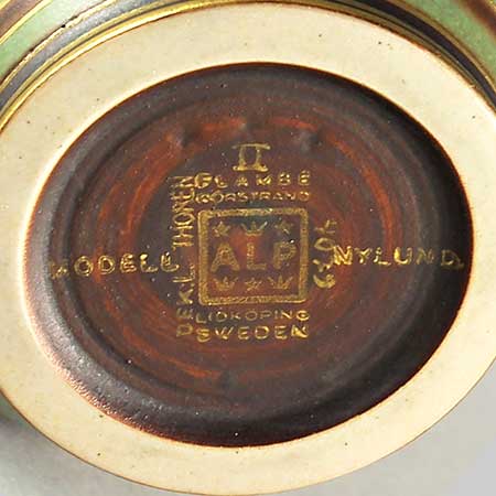 Gunnar Nylund Rörstrand Flambé lower side
