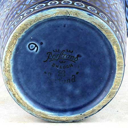 Gunnar Nylund Rörstrand The lower side of a Fortuna object