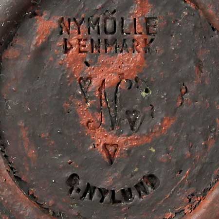 Gunnar Nylund Nymölle Examples of marks of Gunnar Nylund’s Nymölle objects