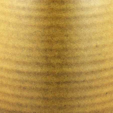 Gunnar Nylund Rörstrand The Petitess decor with mustard brown glaze and ribbed relief