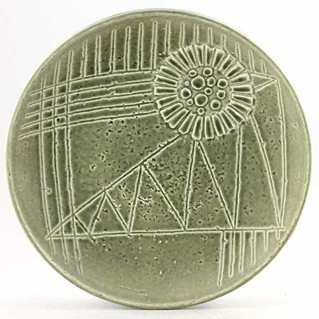 Gunnar Nylund Rörstrand Zenit Dish (model 2), diameter 21 cm