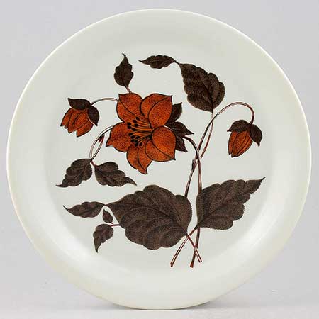 Gunvor Olin-Grönqvist Arabia Tea for Two Plate, diameter 20 cm