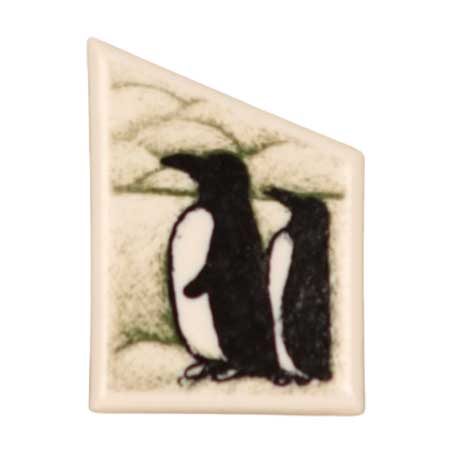 Heljä Liukko-Sundström Arabia Brooch Herra ja ruva pingviini (Mr and Mrs Penguin)