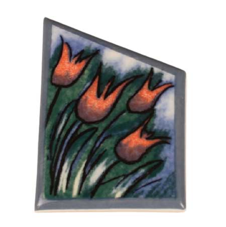 Heljä Liukko-Sundström Arabia Brooch Kiitos (Thank you)