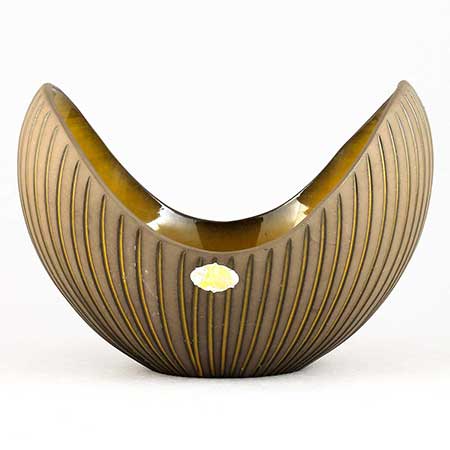 Hjördis Oldfors  Upsala-Ekeby Kokos Bowl (model 5057), length 17 cm