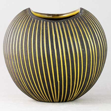Hjördis Oldfors  Upsala-Ekeby Kokos Vase (model 5030), height 13 cm