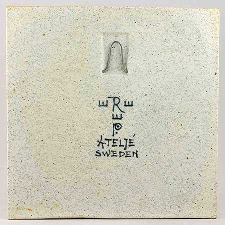 Backside of a Inger Person wall plaque
