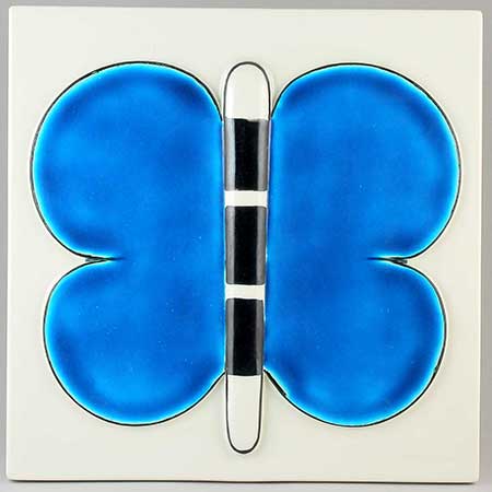 Inger Persson Rörstrand Butterfly wall plaque, height 30 cm