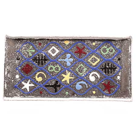 Ingrid Atterberg Upsala–Ekeby Bohus Dish, model 2285, length 43,5 cm