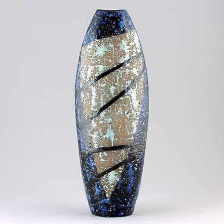 Ingrid Atterberg Upsala–Ekeby Chamotte Vase. Model 2315. Height 29 cm
