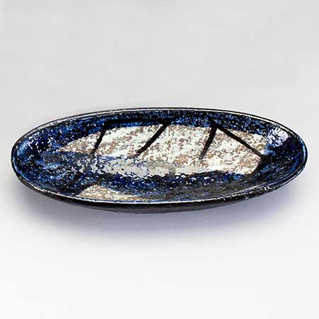 Ingrid Atterberg Upsala–Ekeby Chamotte Bowl. Model 2307. Length 29 cm