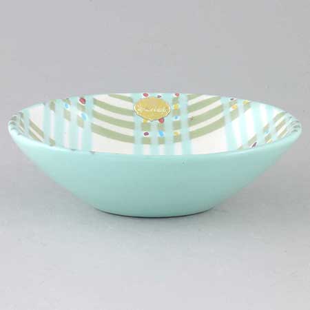 Ingrid Atterbergs Upsala Ekeby Confetti Bowl. Model 2199. Length 15 cm