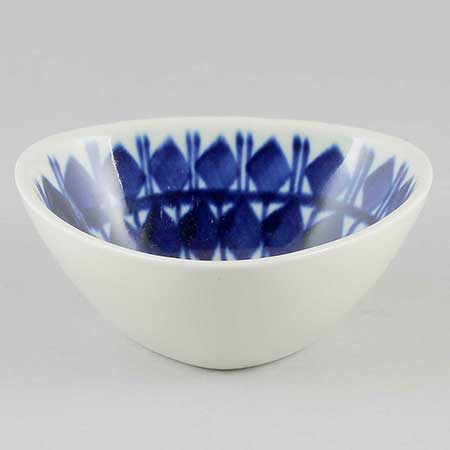 Karin Björquist Gustavsberg Indigo Bowl, model 5, length 9 cm