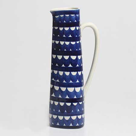 Karin Björquist Gustavsberg Indigo Pitcher, model 31, height 27 cm