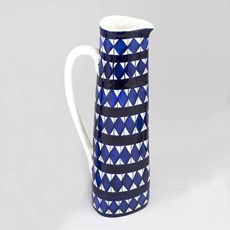 Karin Björquist Gustavsberg Indigo Pitcher, model 31, height 27 cm
