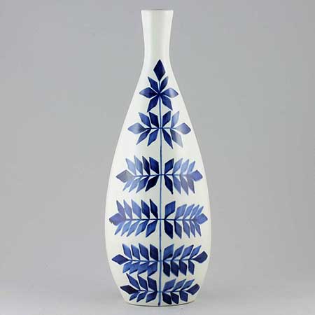 Karin Björquist Gustavsberg Indigo Vase, model 30, height 32 cm