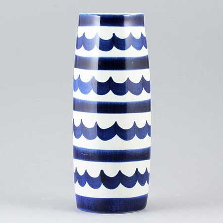 Karin Björquist Gustavsberg Indigo Vase, model 25, height 18 cm