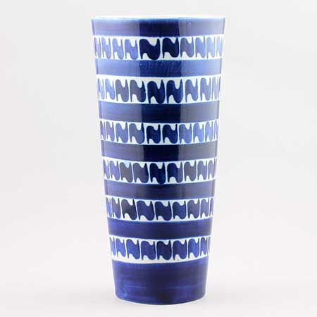 Karin Björquist Gustavsberg Indigo Vase, model 26, height 24 cm