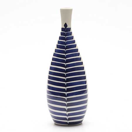 Karin Björquist Gustavsberg Indigo Vase, model 30, height 32 cm