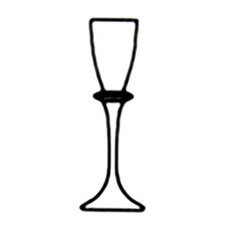 Kjell Engman Kosta Boda Collage Aquavit glass (model 99662), height 21 cm