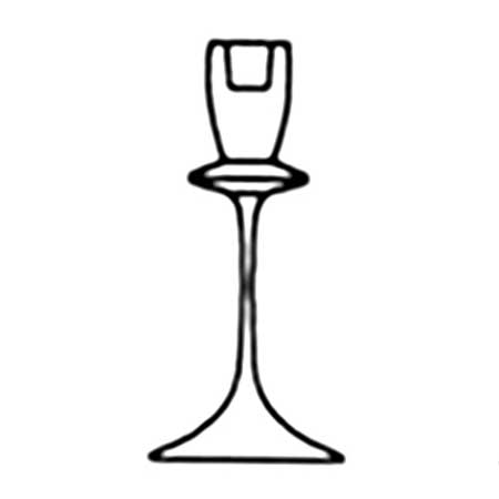 Kjell Engman Kosta Boda Collage Candleholder (model 69610), height 21 cm