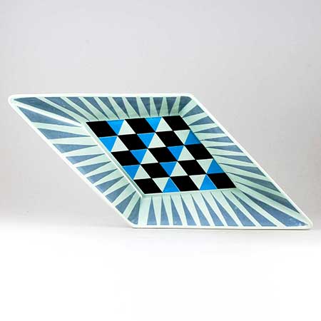 Lars Thorén Rörstrand Polaris Bowl, model 10, length 42 cm