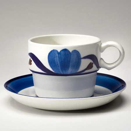 Margareta Hennix Gustavsberg Cup Siljablå. 1976–1978, width 10 cm