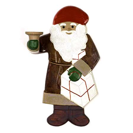 Margareta Hennix Gustavsberg Santa wall plaque, height 25 cm