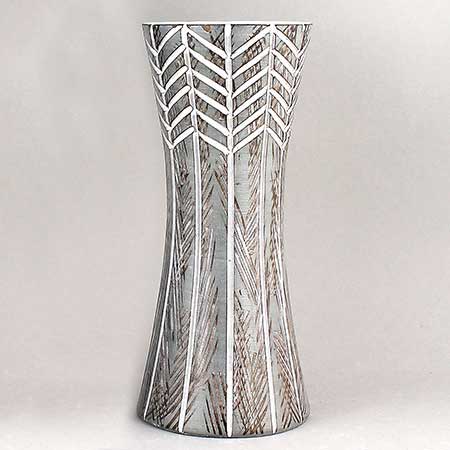 Mari Simmulson Upsala Ekeby Ax Vase. Model 4329. Height 18 cm