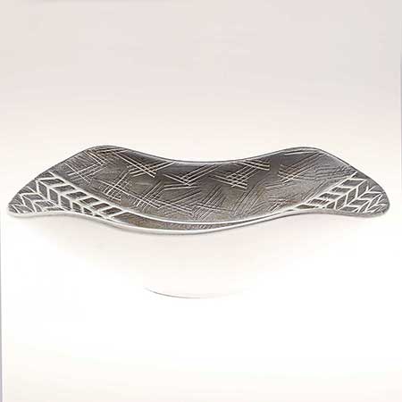 Mari Simmulson Upsala Ekeby Ax Bowl. Model 4328. Length 29 cm