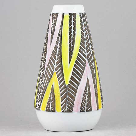 Mari Simmulson Upsala Ekeby Lagun Vase. Model 4584. Height 19 cm
