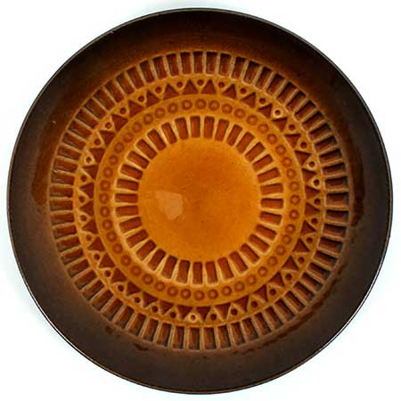 Mari Simmulson Upsala Ekeby Luna Dish. Model 9005M. Length 18,5 cm