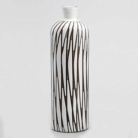 Mari Simmulson Upsala Ekeby Mars Vase. Model 4070. Height 24 cm