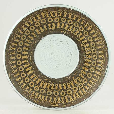 Mari Simmulson Upsala Ekeby Mexico Fat. Modell 43130-14. Diameter 24 cm
