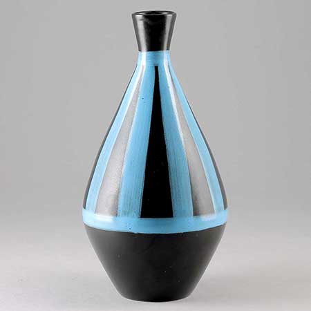 Mari Simmulson Upsala Ekeby Moon Vase. Model 4233. Height 18,5 cm