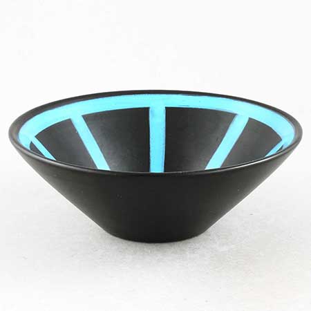 Mari Simmulson Upsala Ekeby Moon Skål. Modell 4229. Längd 14,5 cm