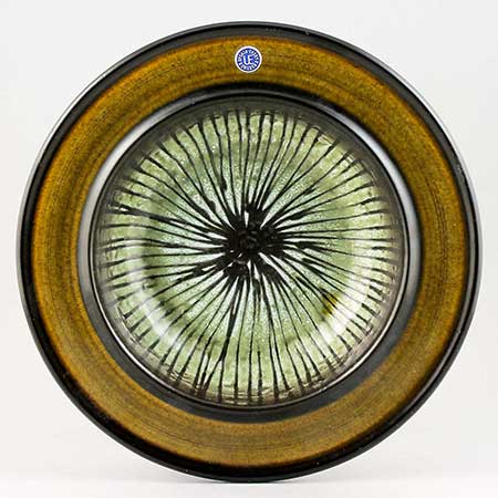 Mari Simmulson Upsala Ekeby Moské Bowl. Model 7082M. Length 23,5 cm