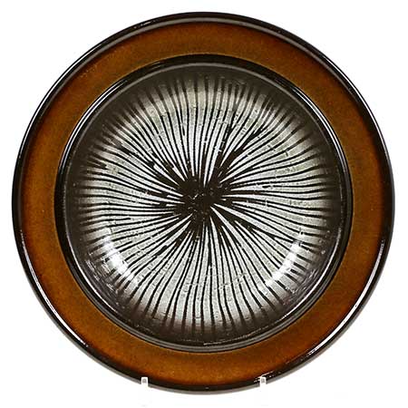 Mari Simmulson Upsala Ekeby Moské Dish. Model 7083M. Length 33,5 cm