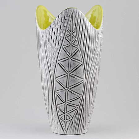 Mari Simmulson Upsala Ekeby Vase. Model SGPF 6. Height 23 cm