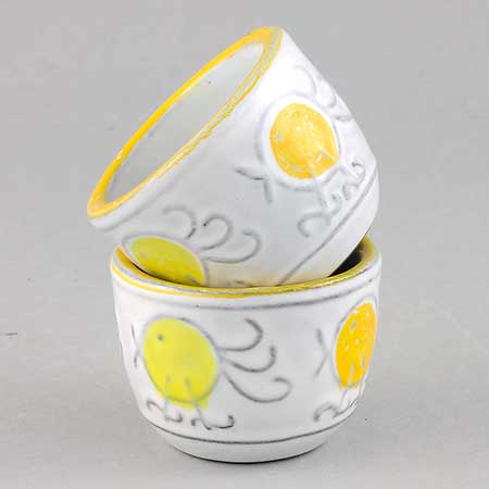 Mari Simmulson Upsala Ekeby Pulla Eggcup. Model 4588. Height 4 cm
