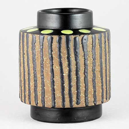 Mari Simmulson Upsala Ekeby Ringo Vase. Model 5059M. Height 13,5 cm