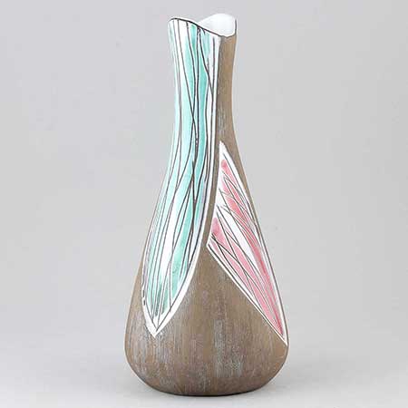 Mari Simmulson Upsala Ekeby Sagina Vase. Model 4417. Height 24,5 cm