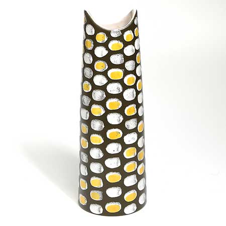 Mari Simmulson Upsala Ekeby Salix Vase. Model 4130. Height 34 cm