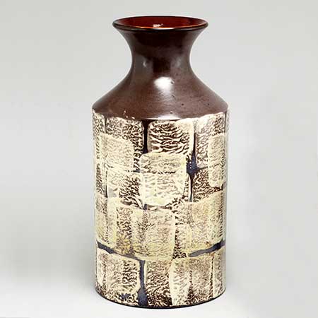 Mari Simmulson Upsala Ekeby Tina Vase. Model 4545. Height 33,5 cm