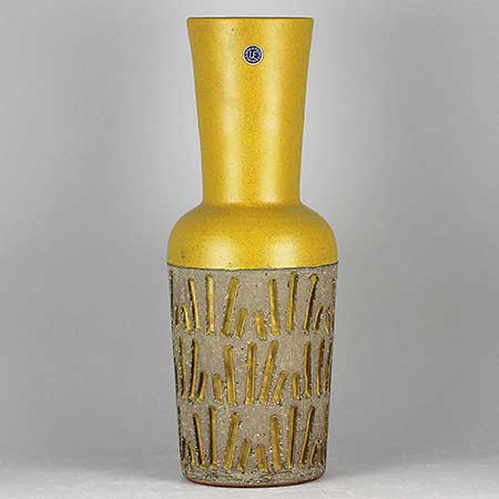Mari Simmulson Upsala Ekeby Tokyo Vase. Model 4079M. Height 30 cm
