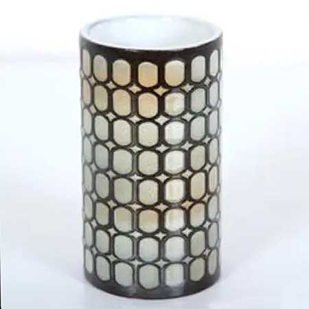 Mari Simmulson Upsala Ekeby Vespa Vase. Model 4027M. Height 13,5 cm