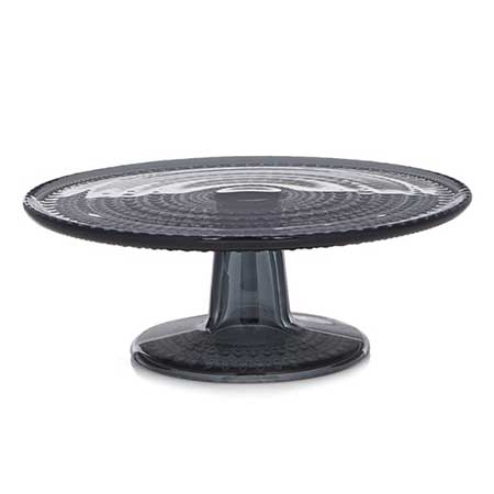 Oiva Toikka Nuutajärvi and Iittala Kastehelmi Cookie dish, diameter 31,5 cm